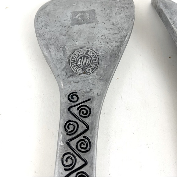 Wilton Armetale Reggae Pewter Serving Fork & Spoon - Picture 15 of 16